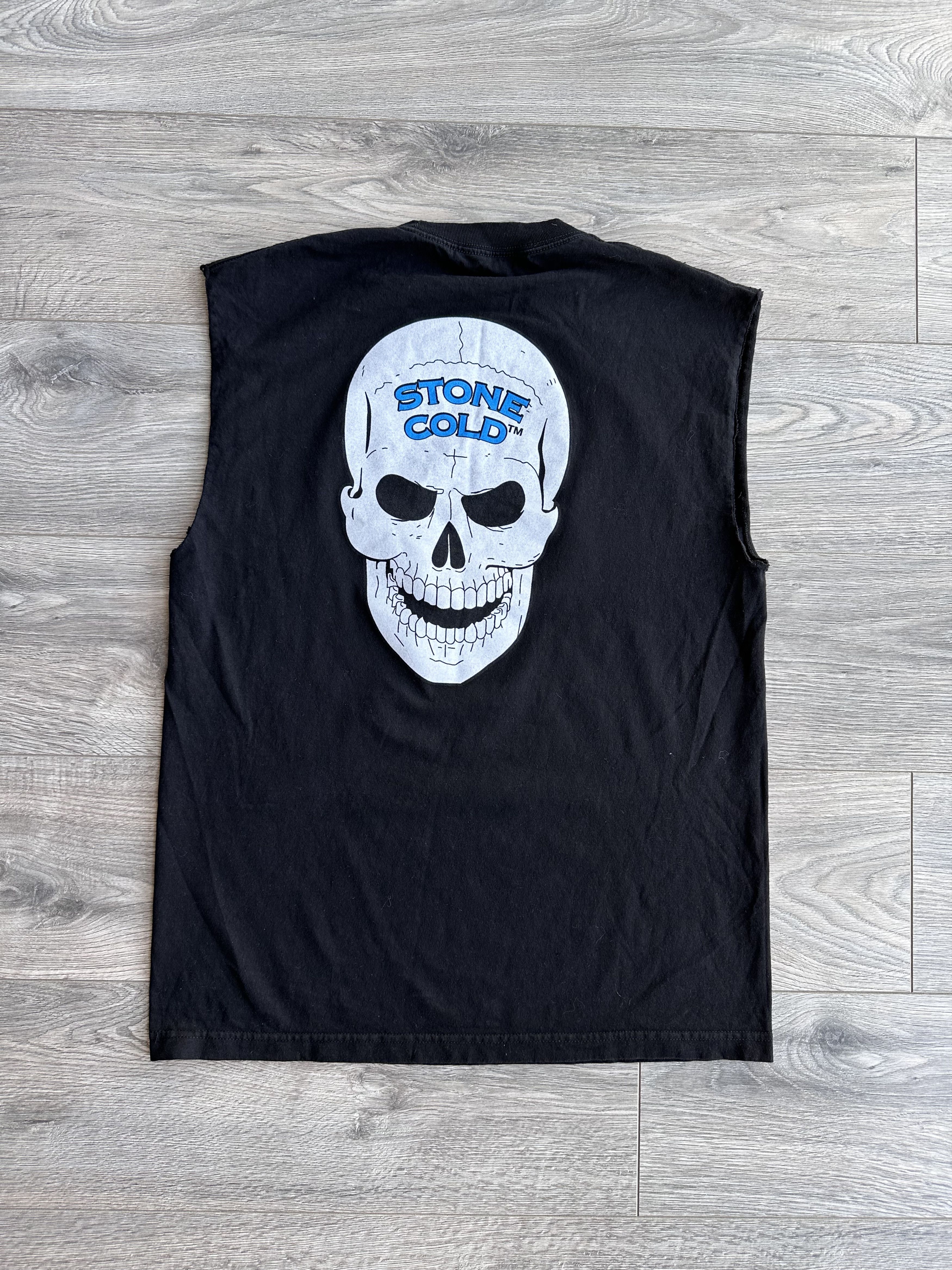 WWE Stone cold steve austin t shirt sleeveless Size US L / EU 52-54 / 3 - 4 Thumbnail