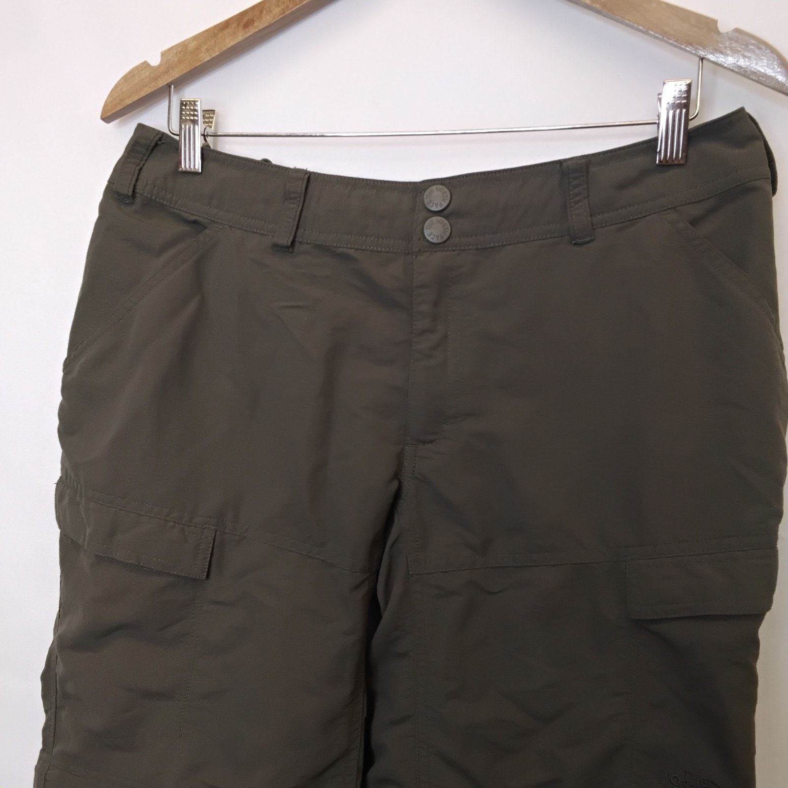The North Face The North Face Convertible Pants Women's 12 (34x30) Green Size 34" / US 12 / IT 48 - 4 Thumbnail
