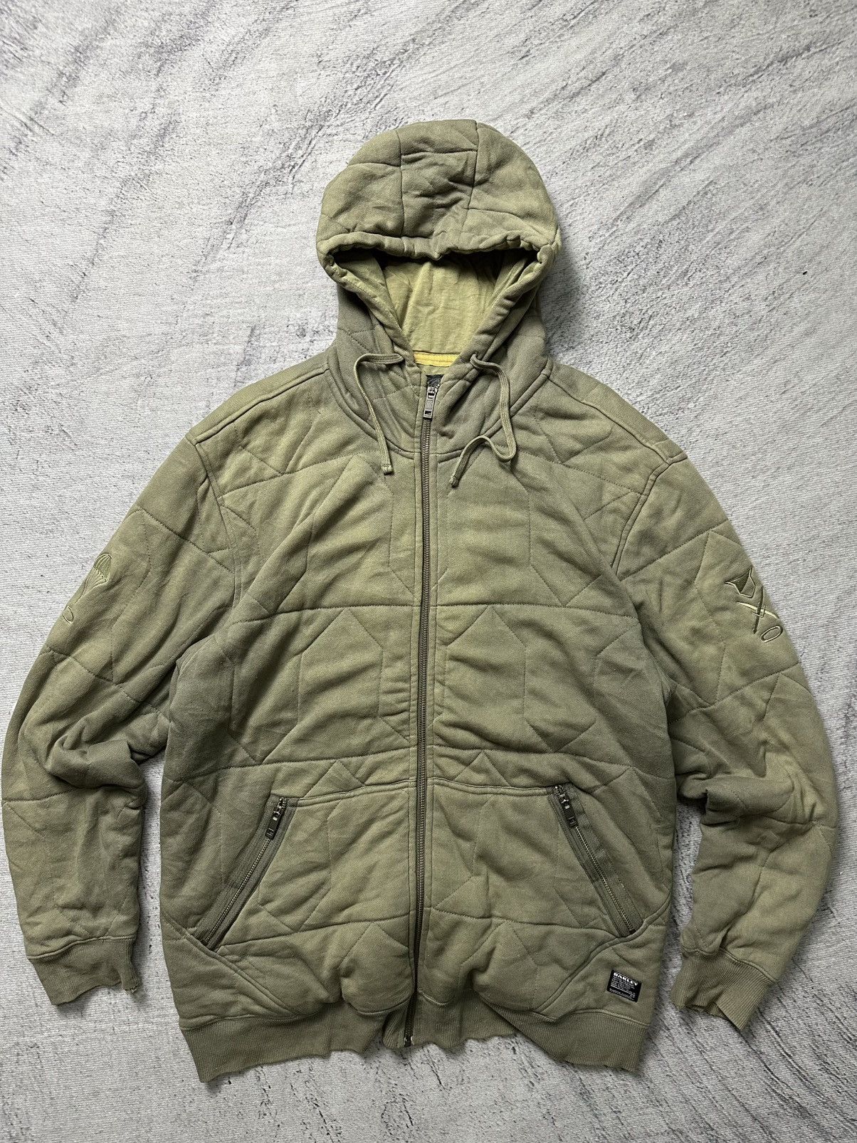 Oakley Oakley Grenade Army Tactical Puffer Jacket Size US L / EU 52-54 / 3 - 1 Thumbnail