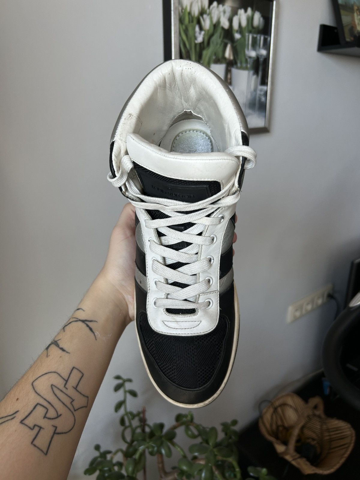 Louis Vuitton Louis Vuitton Paris High Top Damier Sneakers Size US 9 / EU 42 - 6 Thumbnail