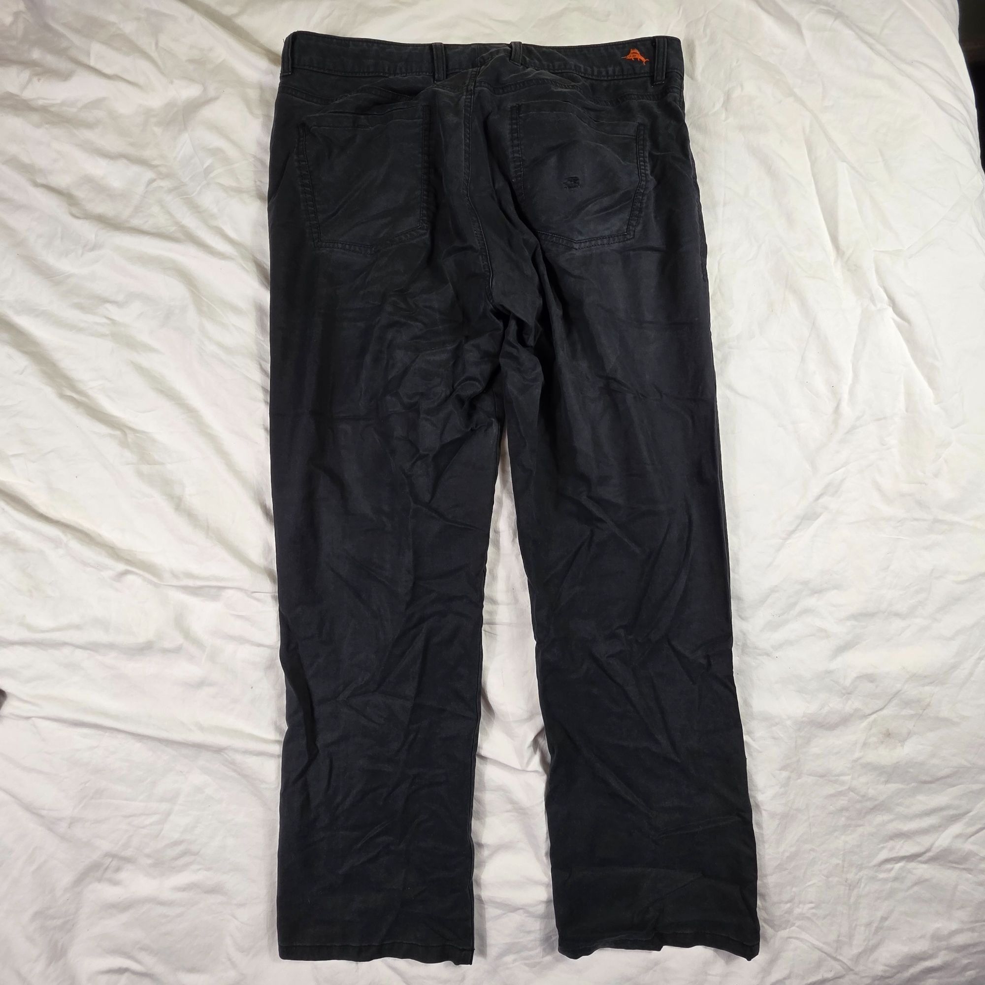 Tommy Bahama Tommy Bahama Mens Size 35x30 Black Casual Pants Tencel Cotto Size US 35 - 2 Thumbnail