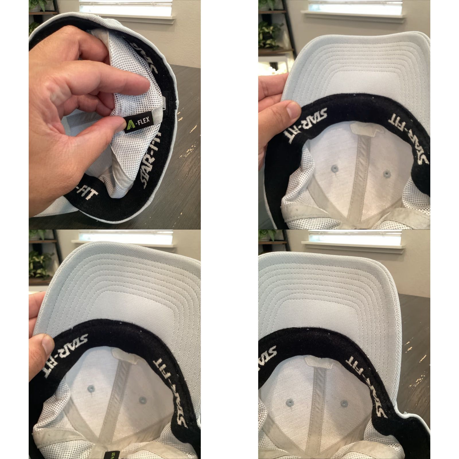 Starter STARTER Hat Cap White Logo One Size Adult Stretch Fitted Baseball Cap Unisex Men's Women's Summer Casual Size ONE SIZE - 8 Thumbnail