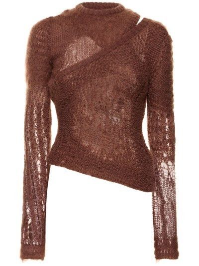 Rick Owens o1s1v1n0724 Sweaters in Brown Size US XL / EU 56 / 4 - 1 Thumbnail