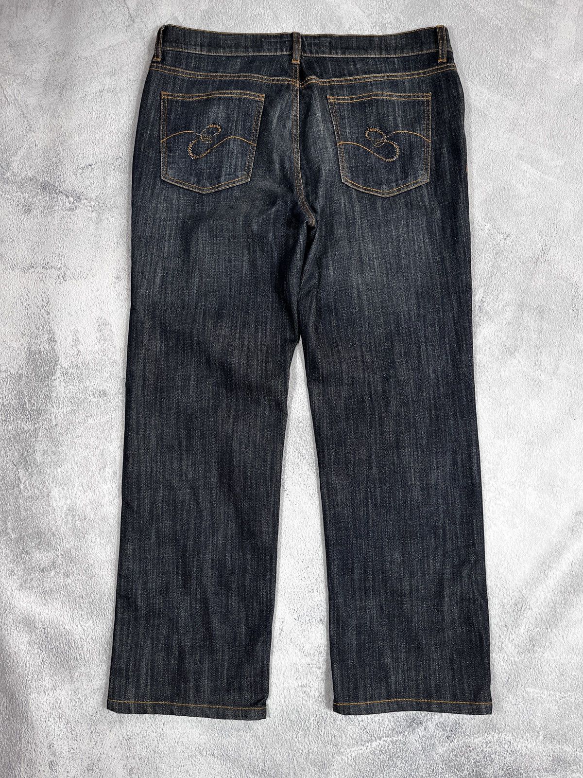 Vintage Y2K Escada straight faded jeans streetwear size 44