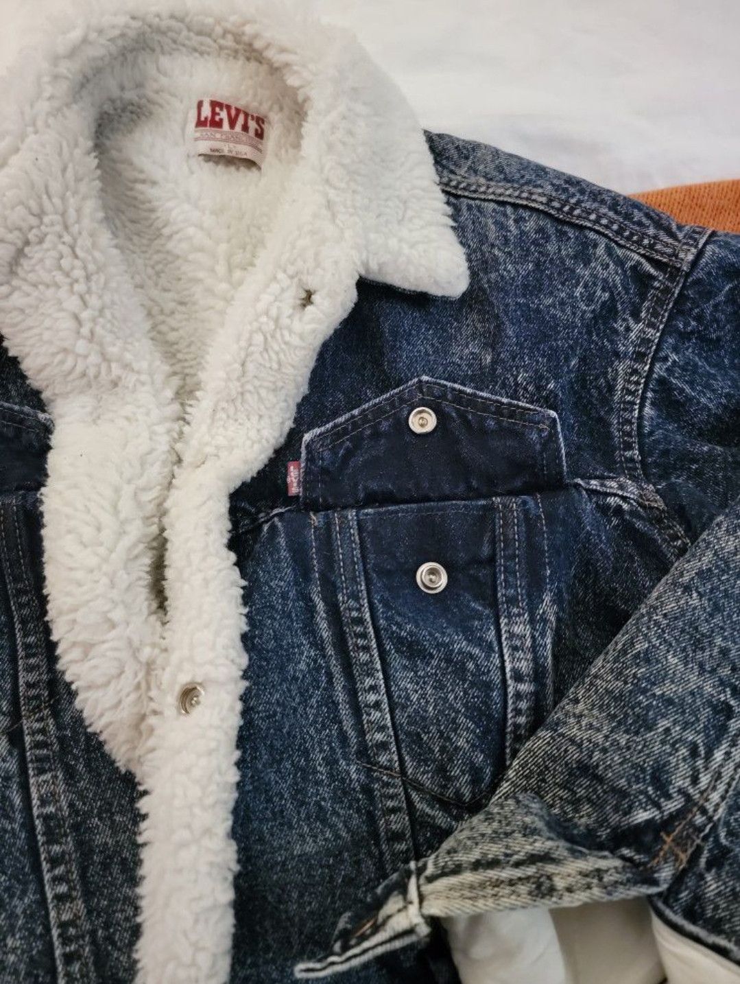 Levi's Levi's Sherpa Lined Denim Size US L / EU 52-54 / 3 - 3 Thumbnail