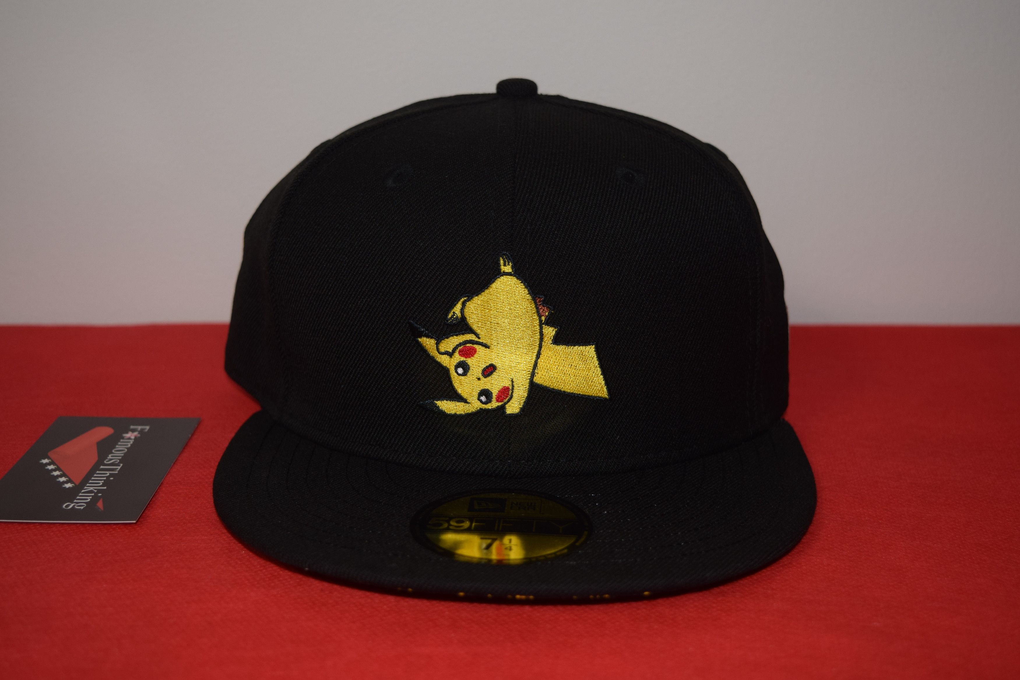 image of New Era x Pokemon Pikachu Fitted Hat 59Fifty in Black, Men's