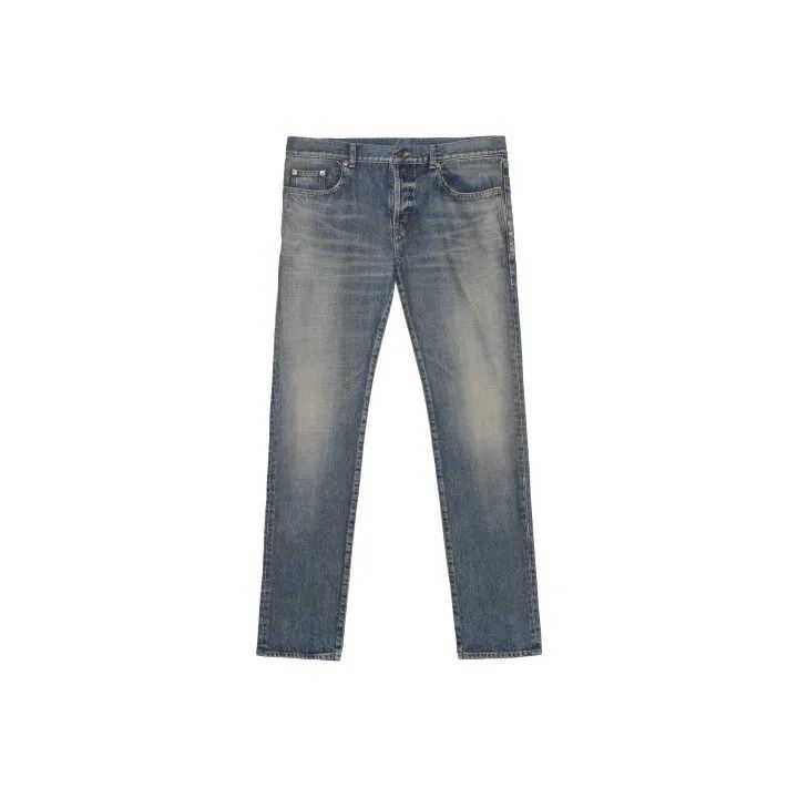 Saint Laurent Paris Saint Laurent Blue Casual Slim Jeans Size US 27 - 1 Thumbnail