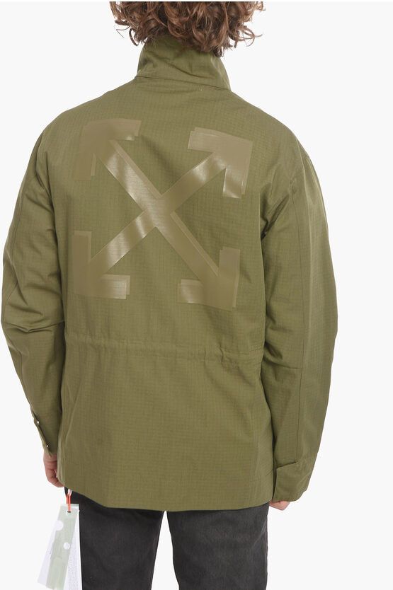 Off-White o1y0225 Jacket in Military Green Size US M / EU 48-50 / 2 - 3 Thumbnail
