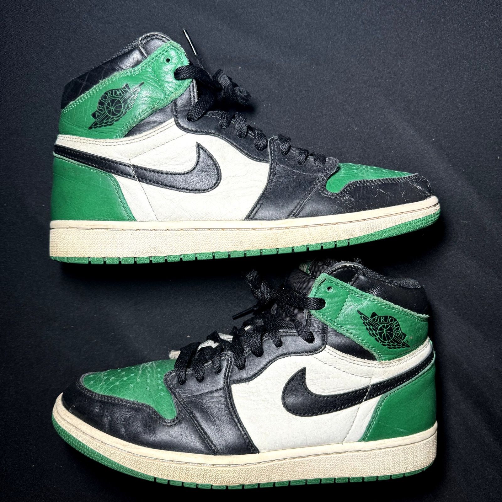 Jordan Brand × Nike Size 8.5 - Air Jordan 1 Retro High OG Pine Green Men's Shoes Size US 8.5 / EU 41-42 - 3 Thumbnail