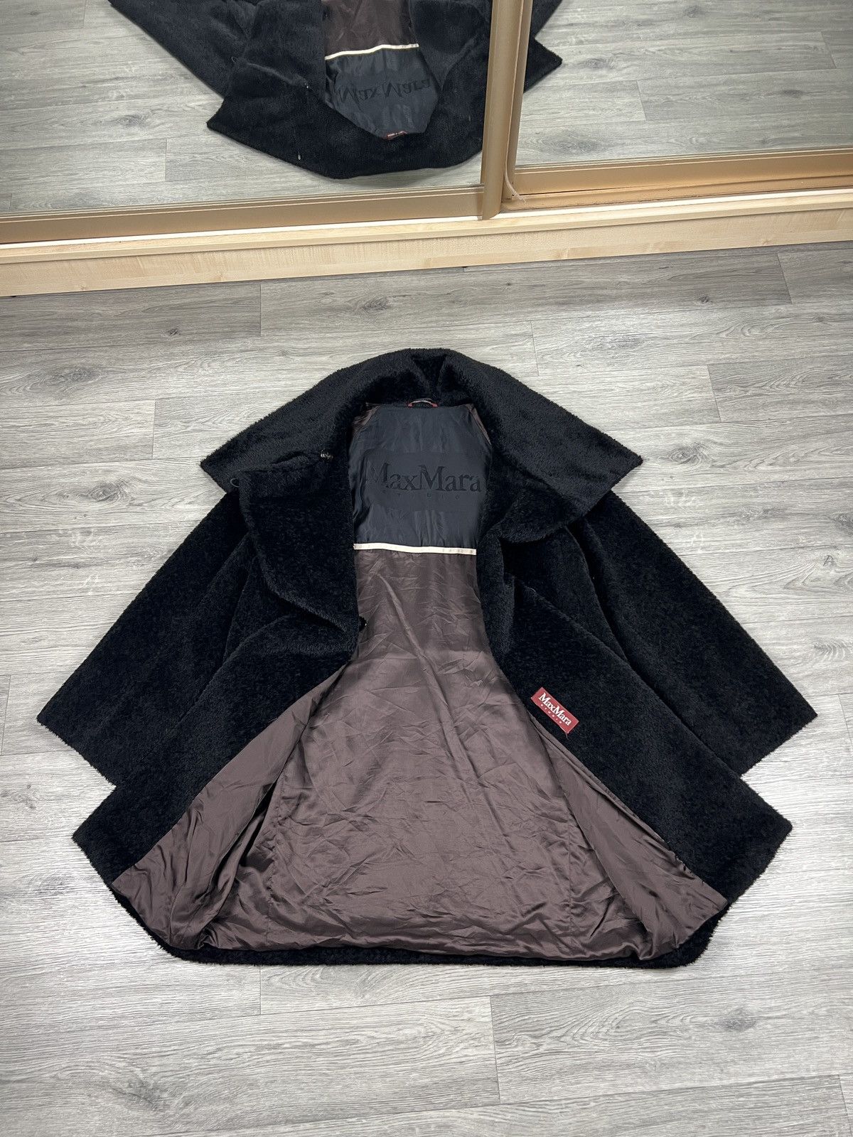 Max Mara Women’s Max Mara Alpaca Blend Coat Black Size L / US 10 / IT 46 - 1 Thumbnail