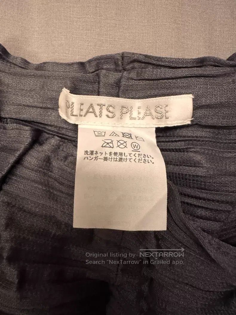 Issey Miyake Issey Miyake size:3 Gray Pleated Pants Size 31" - 4 Thumbnail