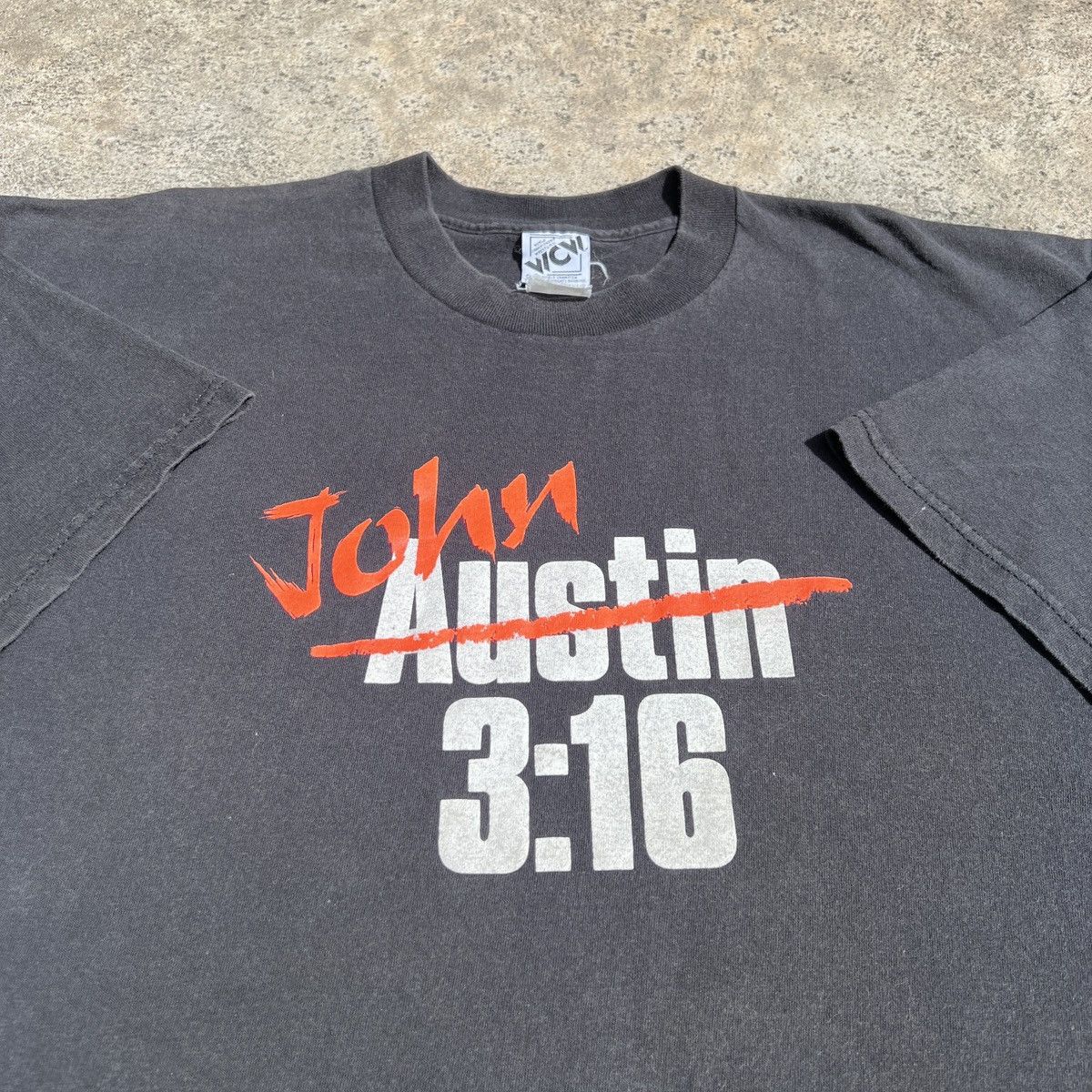 WCW/nWo Vintage 90s John 3:16 Stone Cold wrestling Tee 2XL God Jesus Size US XXL / EU 58 / 5 - 1 Thumbnail