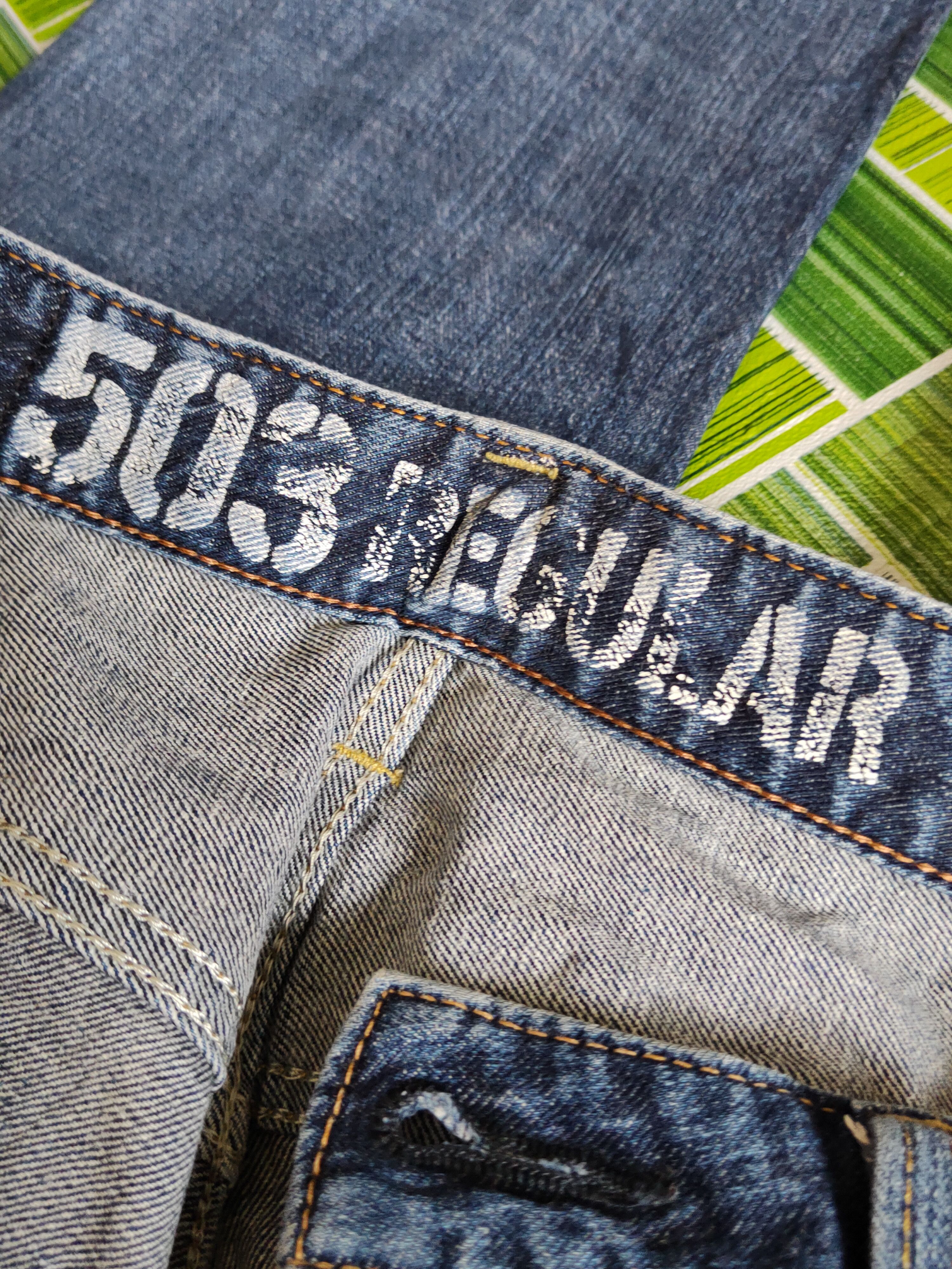 Edwin Edwin blue trip Dark Blue Distressed denim Jeans #S2205 Size US 34 / EU 50 - 18 Thumbnail