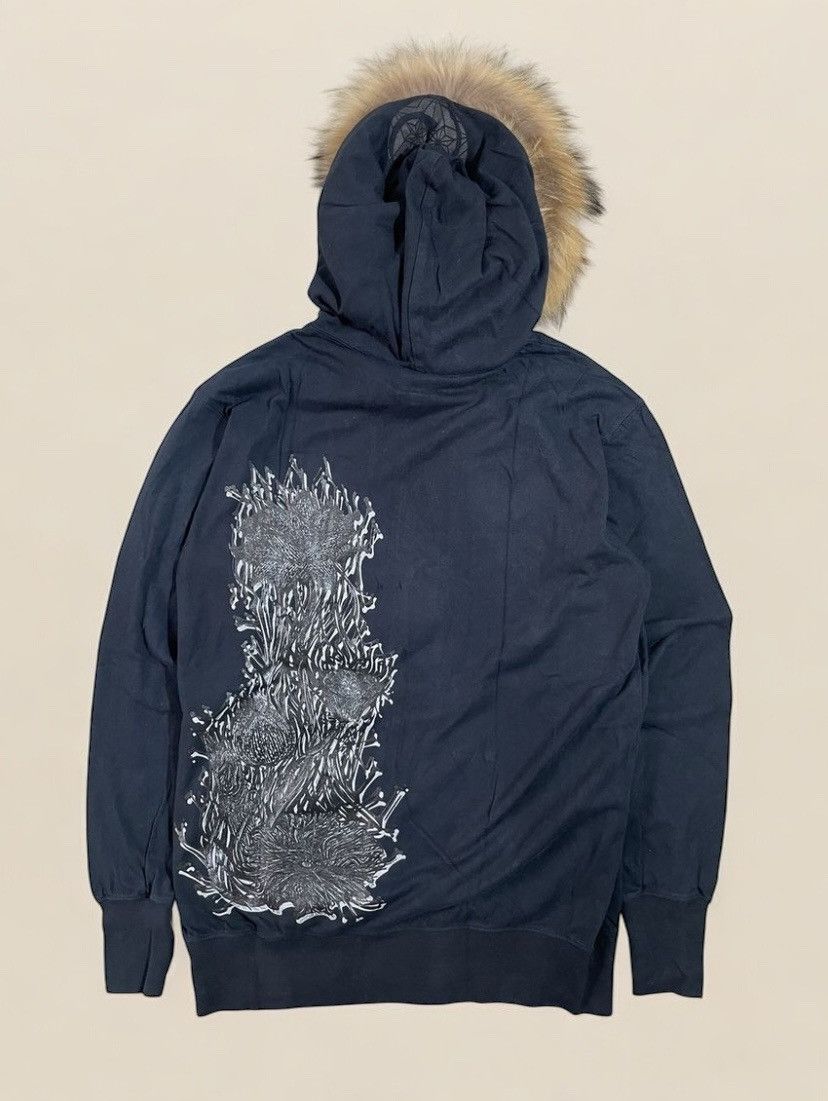 Japanese Brand Japanese Sukajan Style Fur Zip Hoodie Size US XL / EU 56 / 4 - 2 Thumbnail