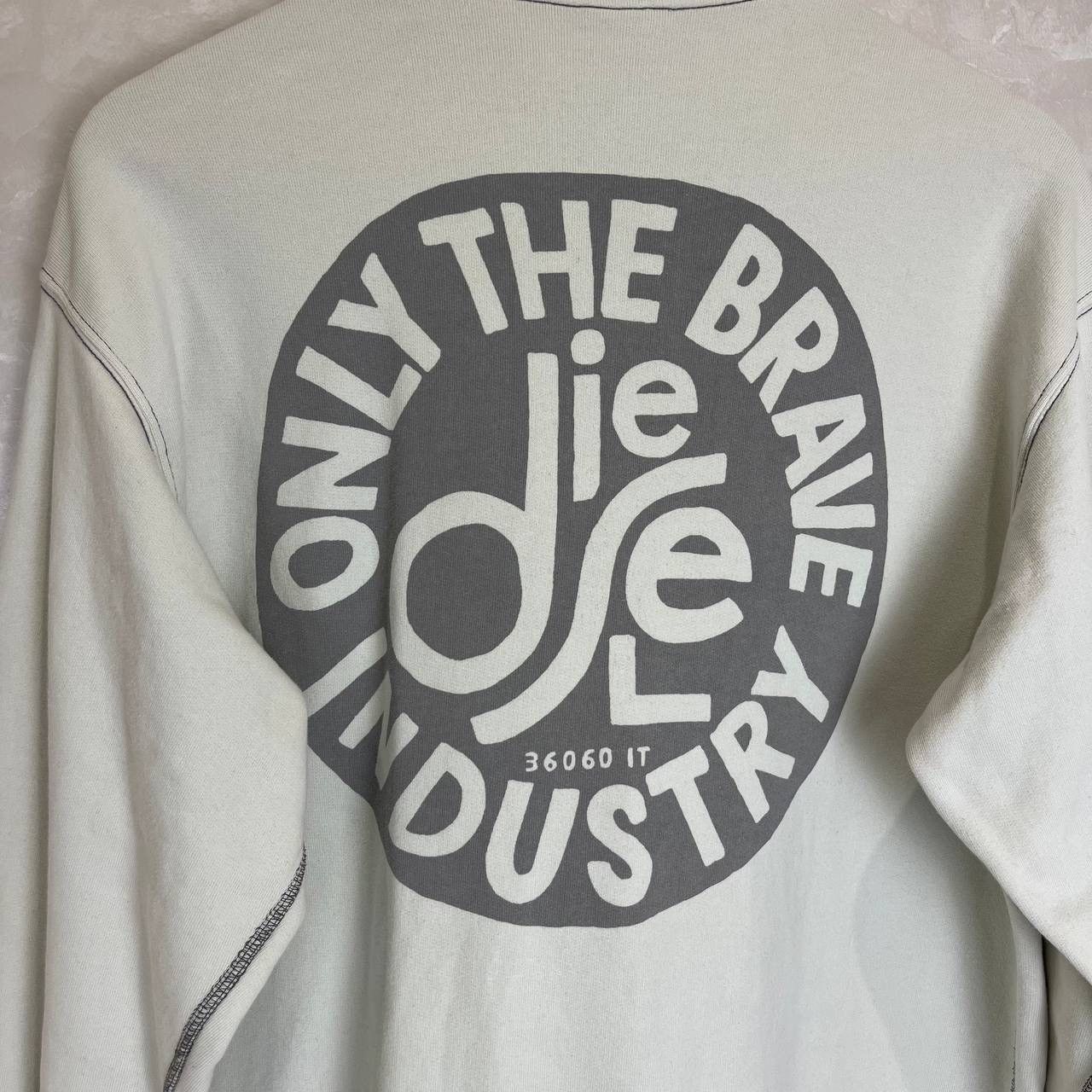 Diesel Diesel Zip-Up Sweatshirt Only The Brave Industry Back Print Size US XL / EU 56 / 4 - 1 Thumbnail