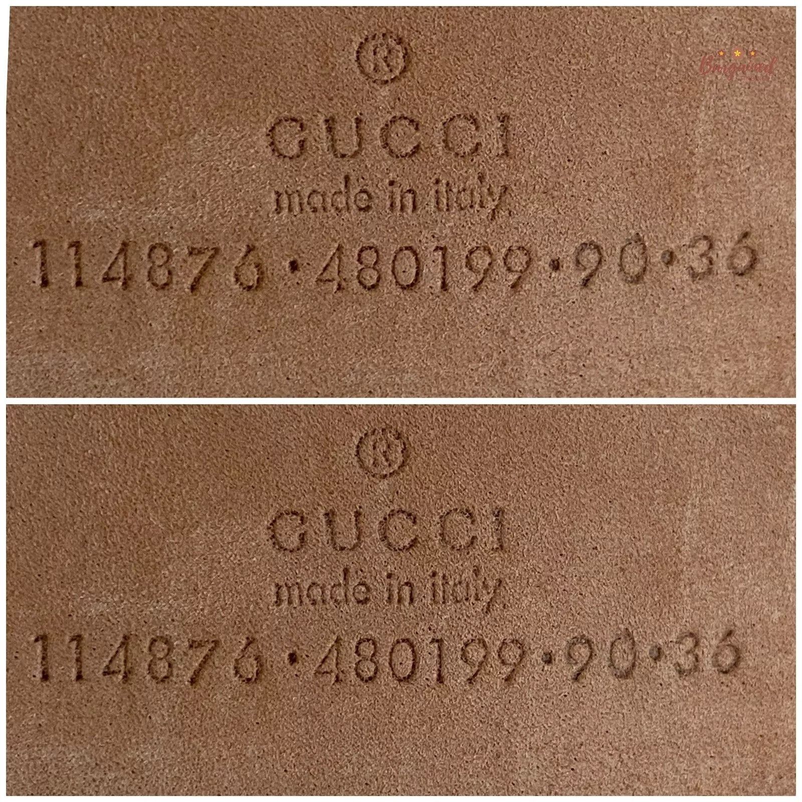 Gucci Gucci Monogram Leather Gold Interlocking G Buckle Belt Size 32 - 6 Thumbnail