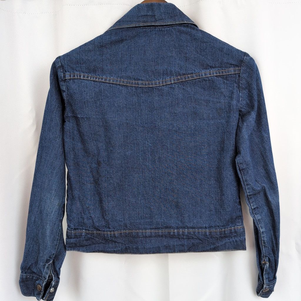 Vintage Ladies' Vintage Selvedge Denim Snap Button Jacket Size S / US 4 / IT 40 - 8 Thumbnail