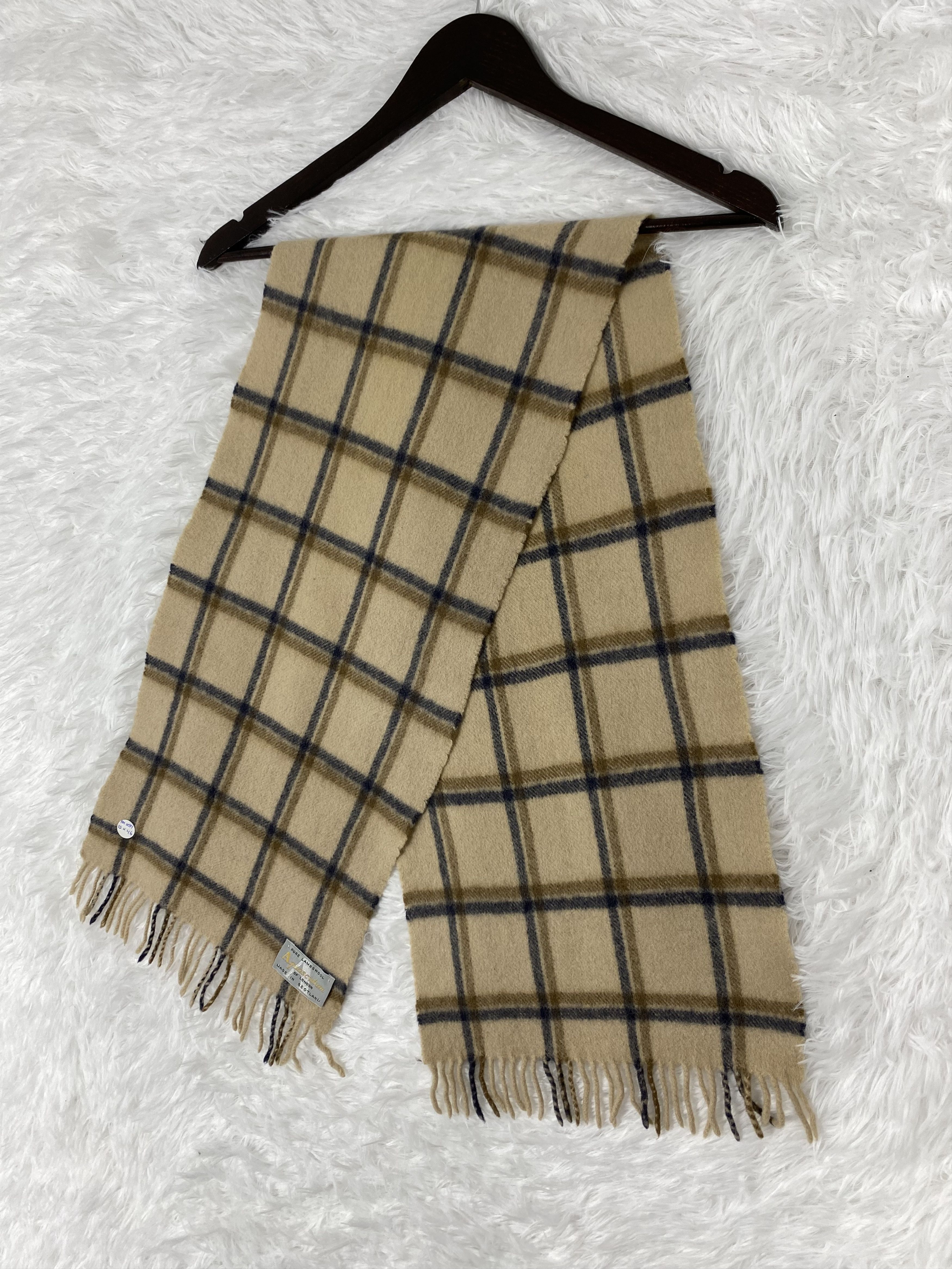 Aquascutum Vintage Aquascutum Scarf / Muffler Neckwear PM0037 Size ONE SIZE - 4 Thumbnail