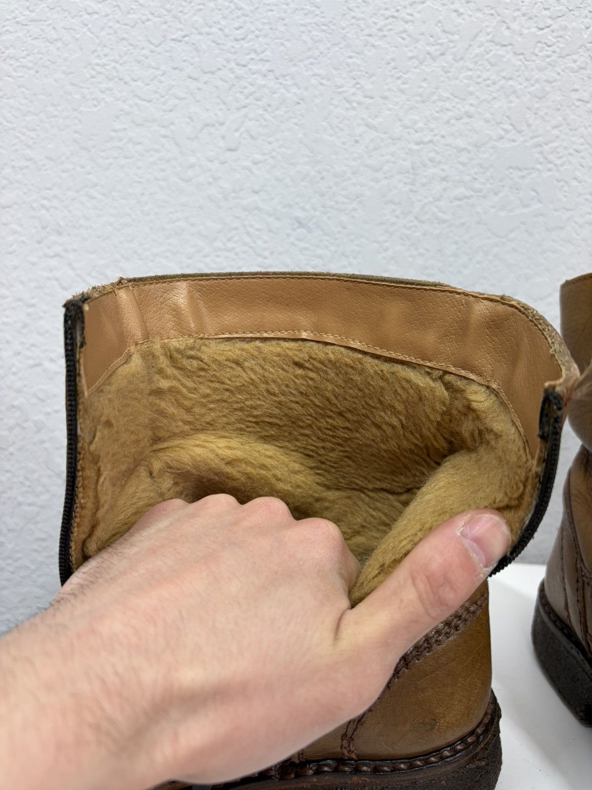 If Six Was Nine Vintage Y2K Guidi CCP Style Distressed Leather Biker Boots Size US 9 / EU 42 - 16 Thumbnail