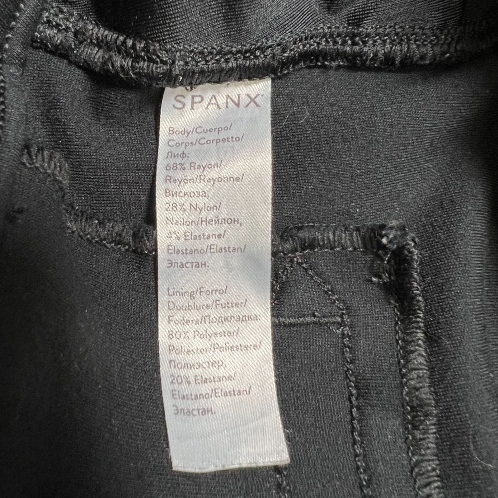 Spanx SPANX Perfect Pant Ankle Backseam Skinny Black Size M Size 29" - 8 Thumbnail