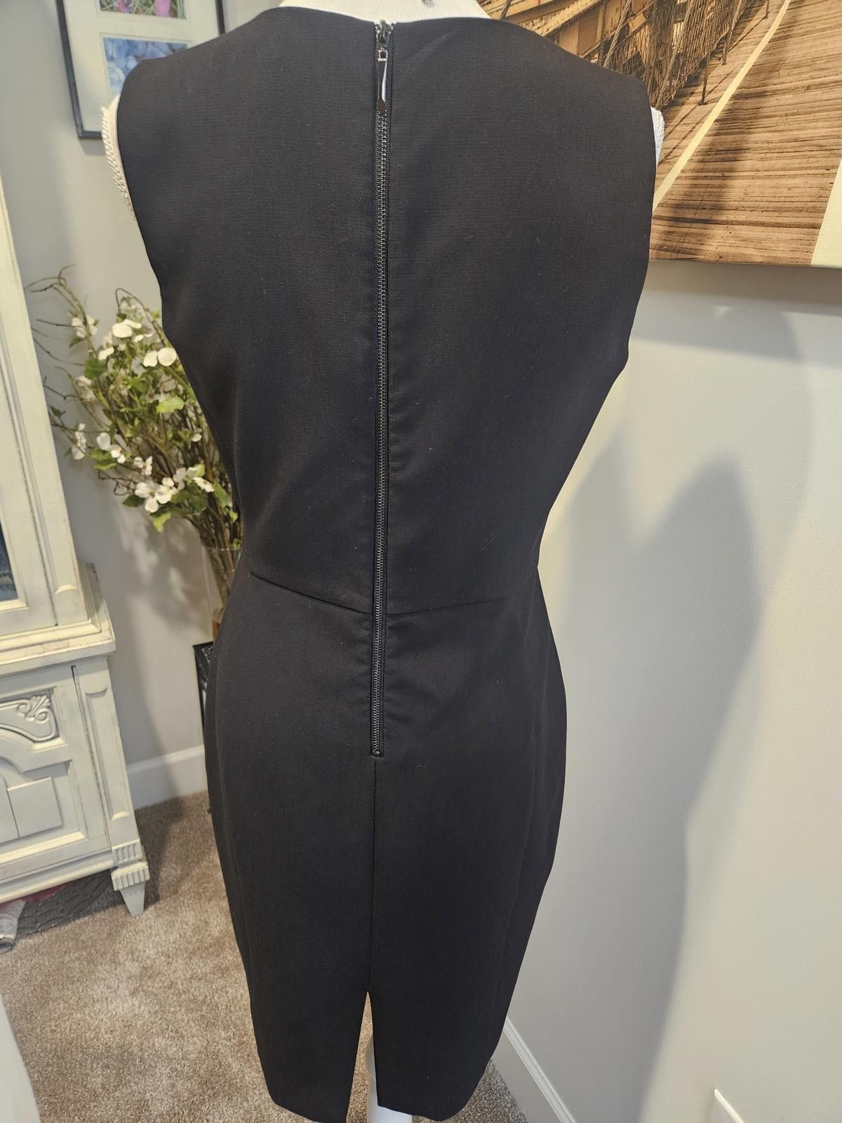 Elegantly Chic White House Black Market Colorblock Dress