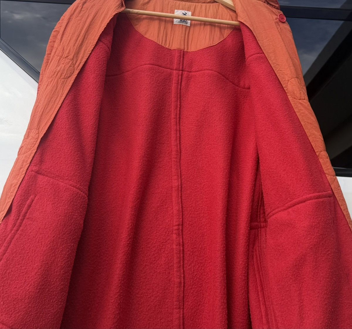 Hai Sporting Gear Vintage HAI Sporting Gear Issey Miyake Red Duffle Coat Japan Size US M / EU 48-50 / 2 - 8 Thumbnail
