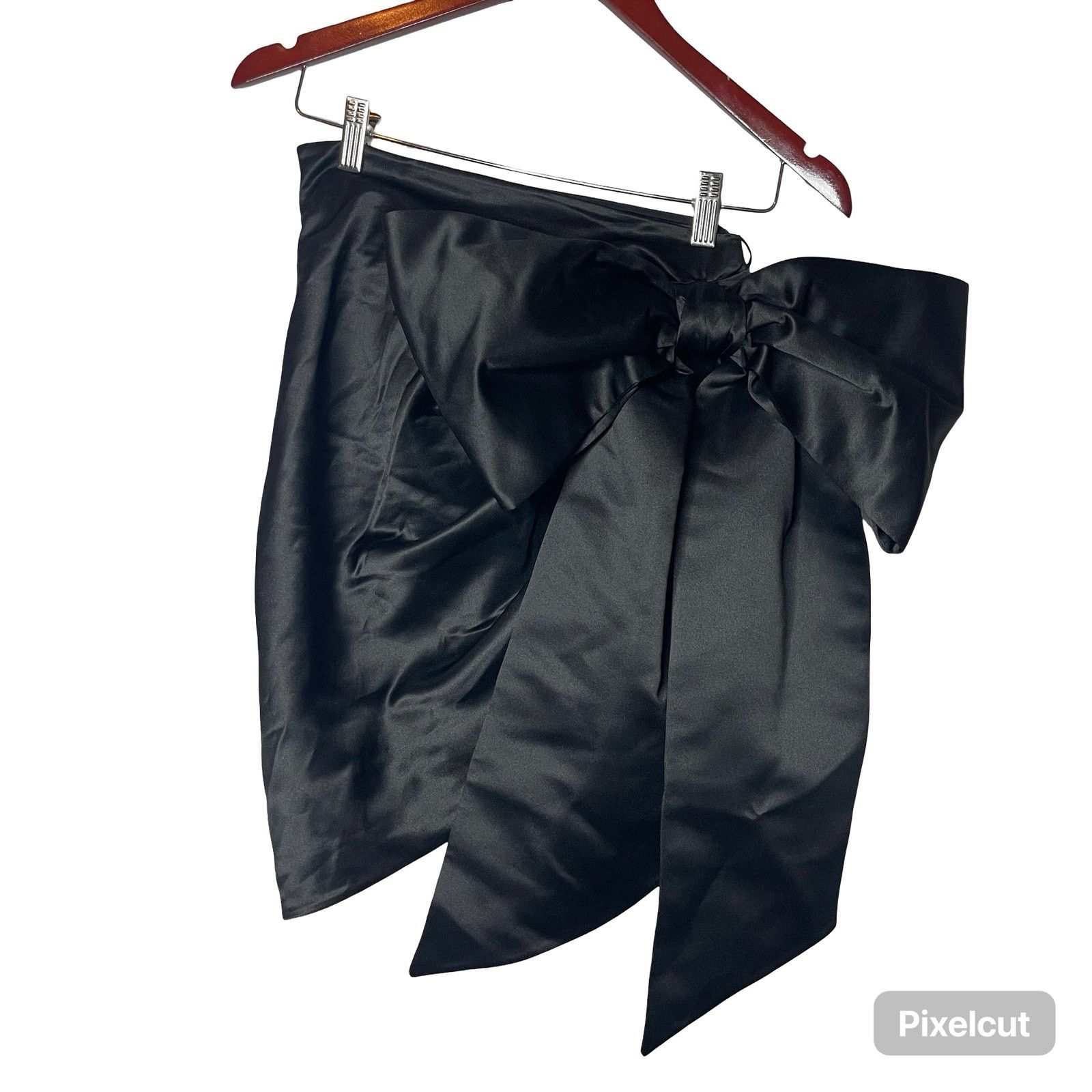 Other MARIANNA SENCHINA Bow Wow Mini Skirt in Black Sz S Size 26" / US 2 / IT 38 - 2 Thumbnail