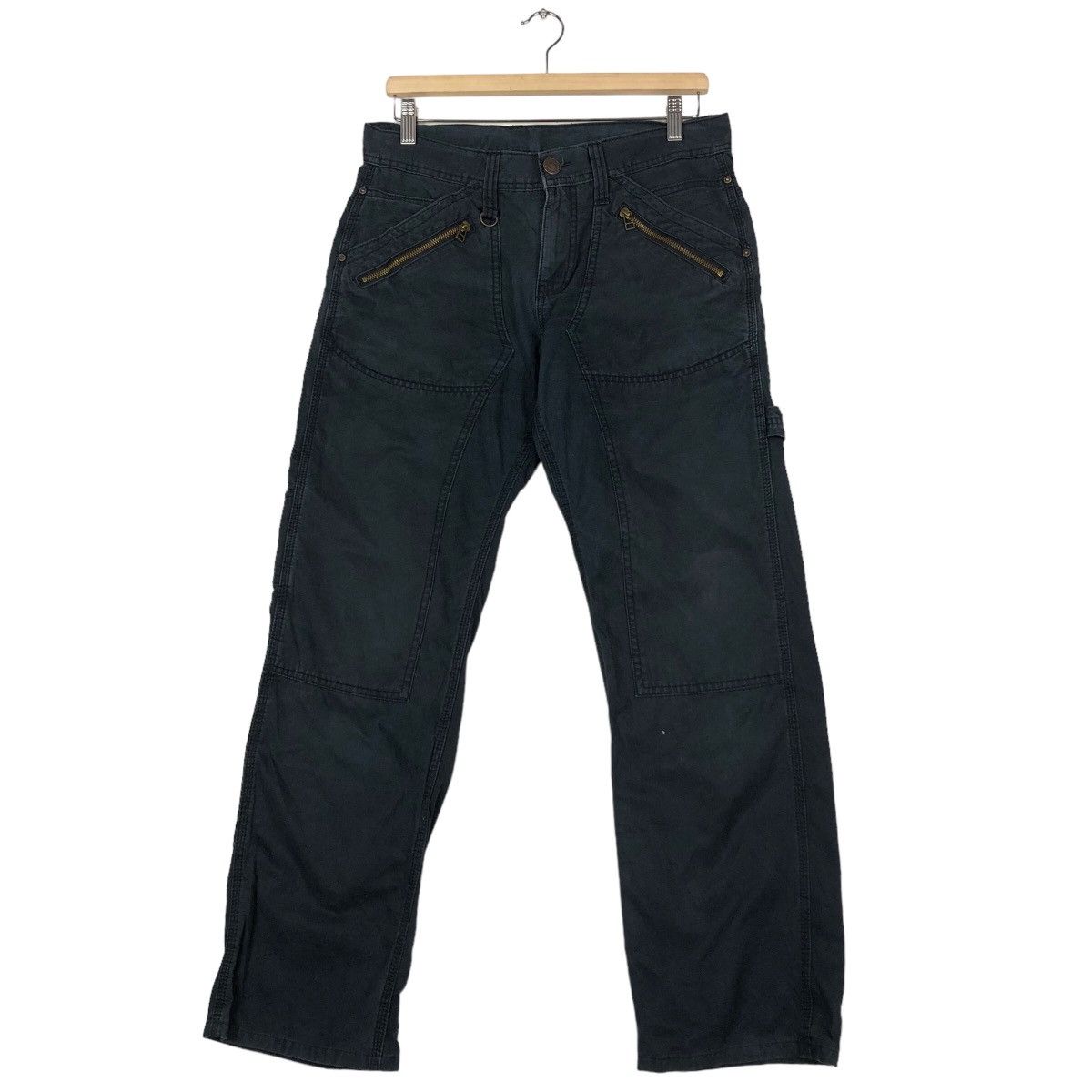 Hysteric Glamour 🔥Vintage Biker Pants Bondage Parachute Double Pocket Size US 32 / EU 48 - 1 Thumbnail