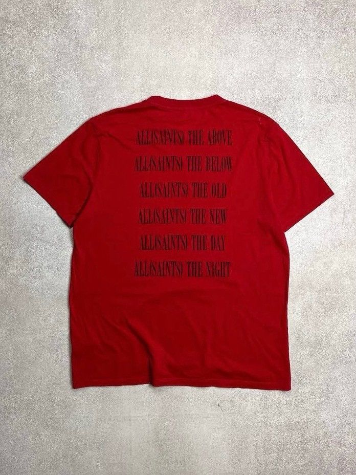 Allsaints × Vintage Vintage Allsaints Back Logo Boxy T-shirt M Size US M / EU 48-50 / 2 - 1 Thumbnail