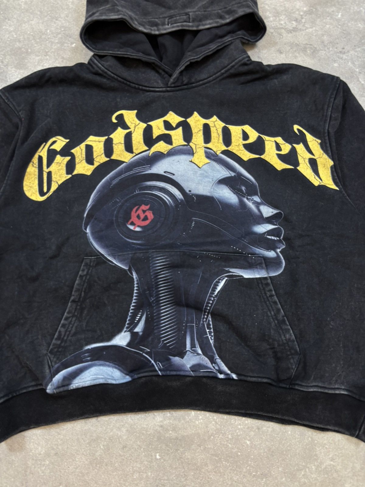 Godspeed Godspeed Alexa Hoodie, Washed Black Size US S / EU 44-46 / 1 - 3 Thumbnail