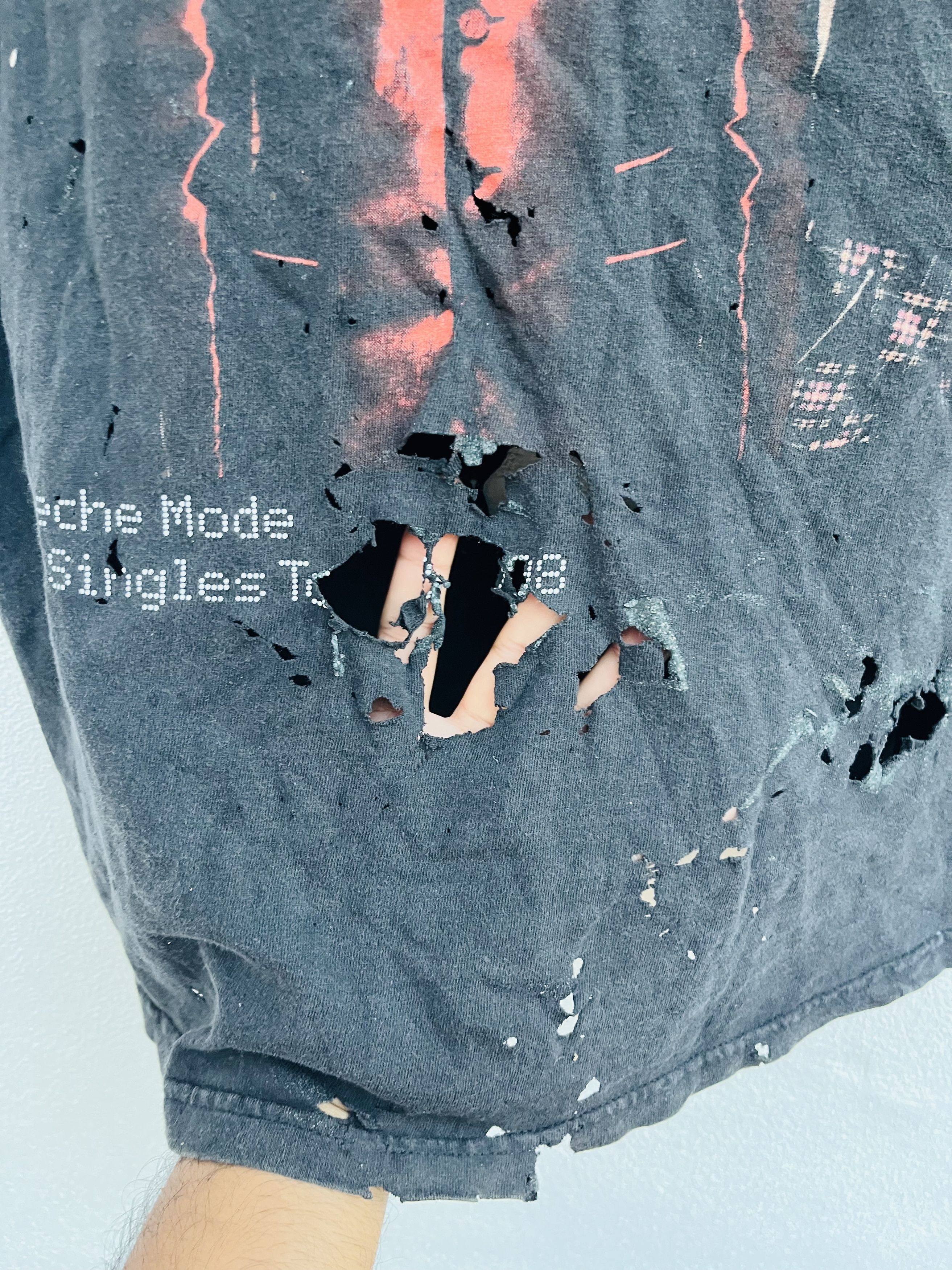 Band Tees × Vintage Vintage 90s Depeche Mode The Single Tour 86-98 Shirt Size US XL / EU 56 / 4 - 13 Thumbnail