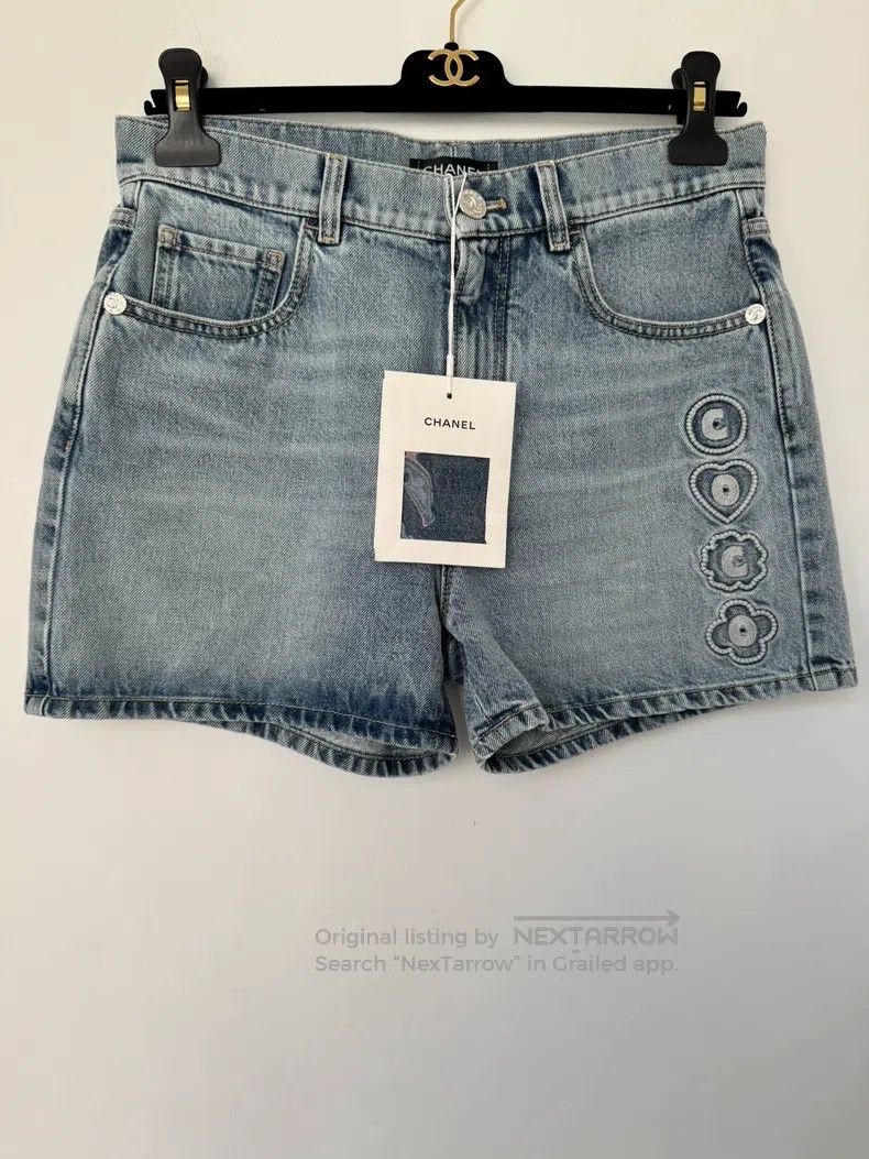 Chanel Chanel Beach series denim shorts Size 25" / US 0 / IT 36 - 1 Thumbnail