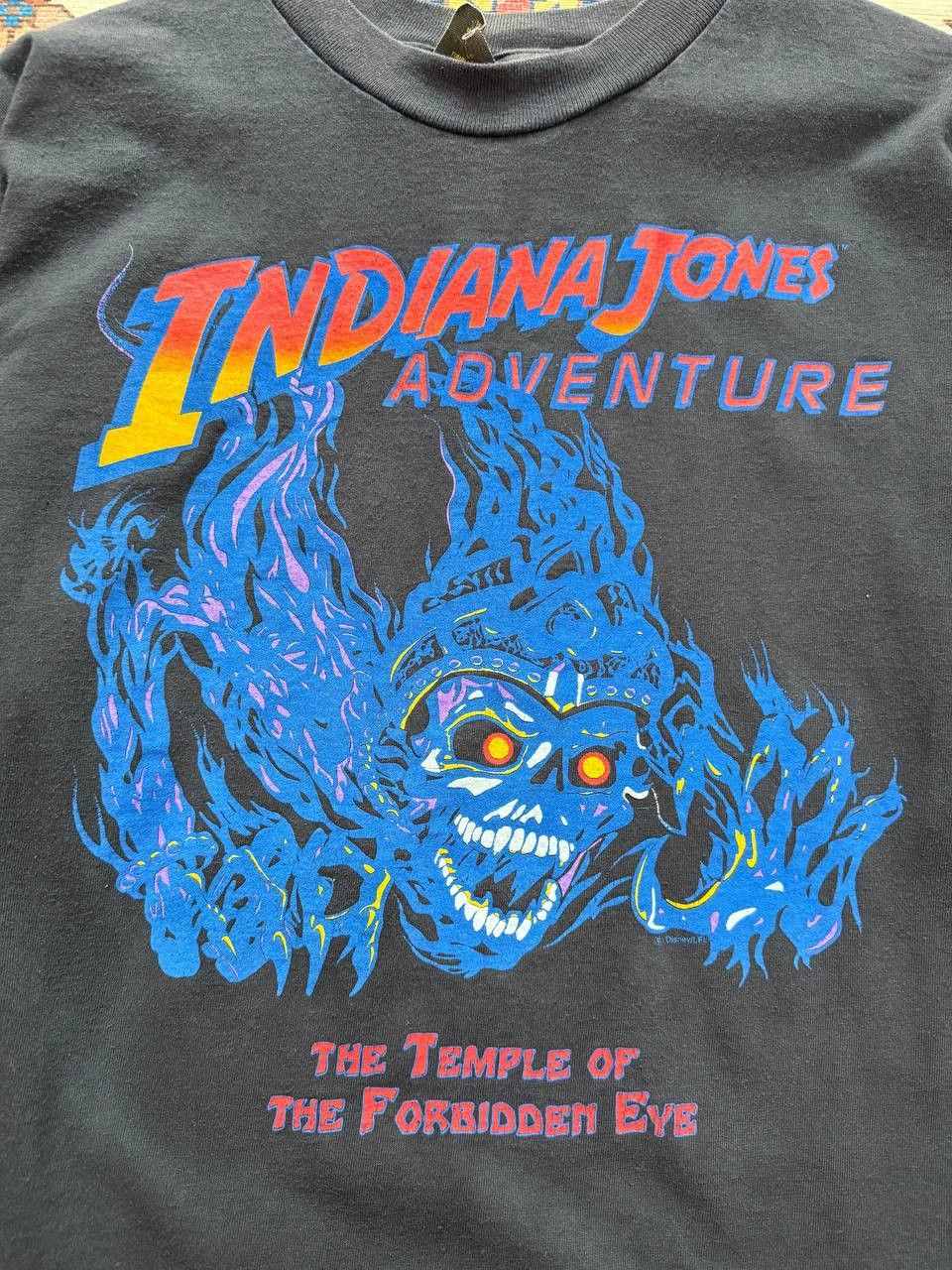 Disney VERY RARE Vintage 90s Disney Indiana Jones Adventure Shirt Size US XL / EU 56 / 4 - 3 Thumbnail