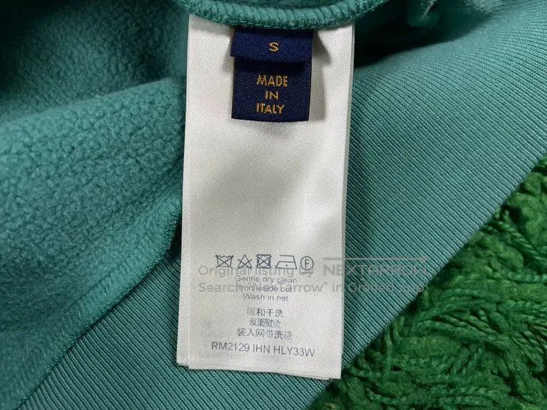 Louis Vuitton Louis Vuitton Green Logo Hoodie S. Size US S / EU 44-46 / 1 - 5 Thumbnail