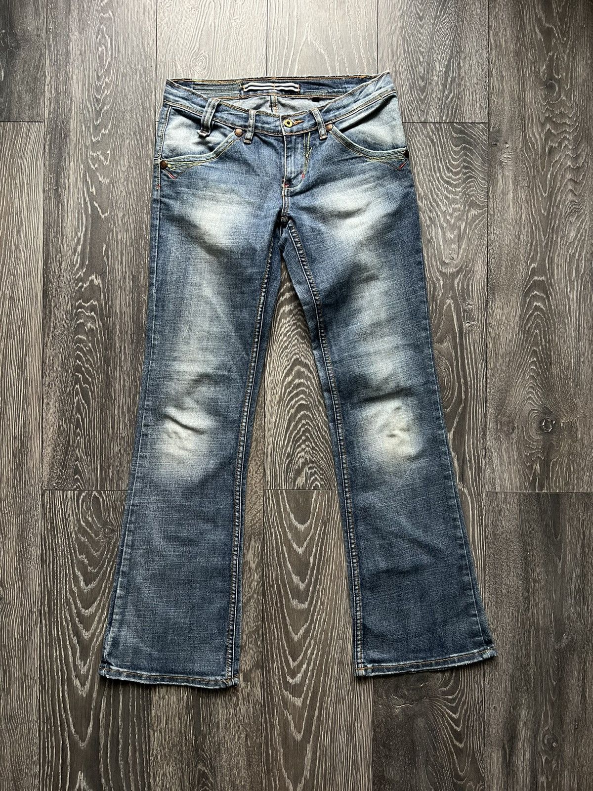 Marithe + Francois Girbaud Vintage Flare Jeans Size 30" / US 8 / IT 44 - 1 Thumbnail