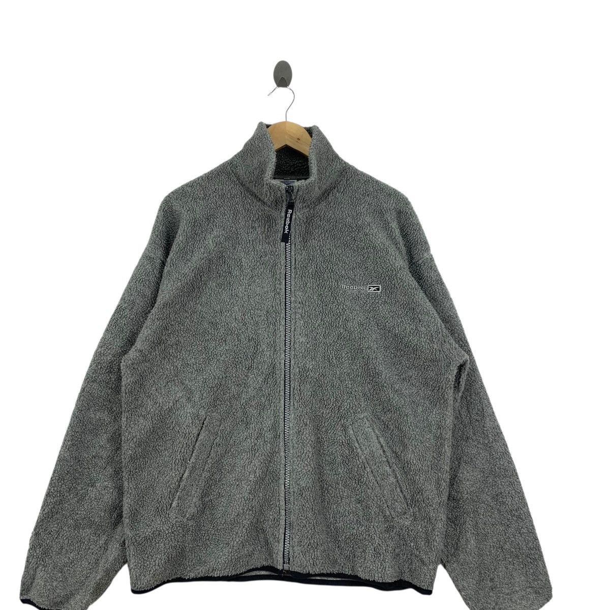 Reebok REEBOK SPORTSWEAR Deep Pile Sherpa Fleece Jacket Bomber Size US L / EU 52-54 / 3 - 5 Thumbnail