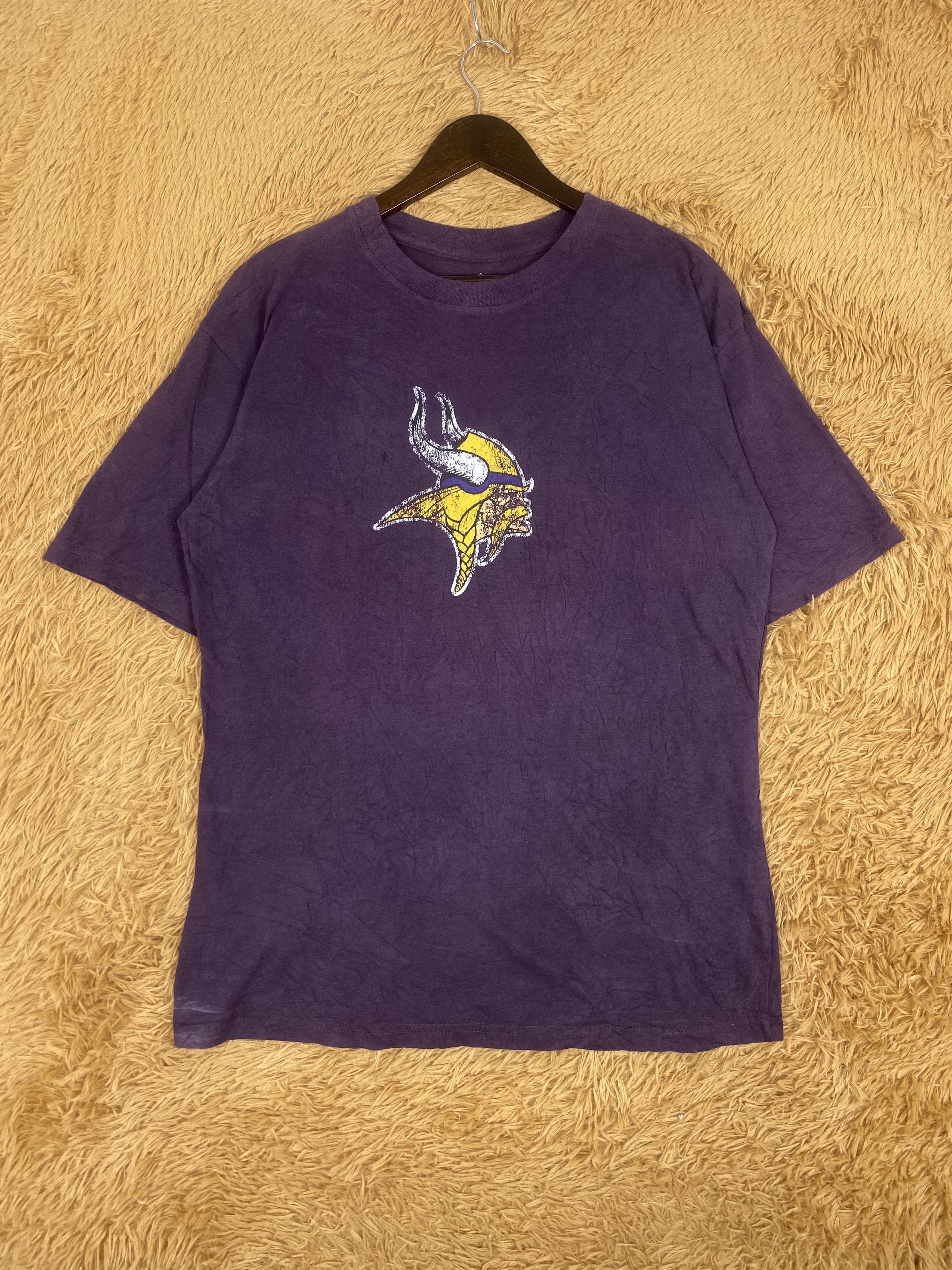 NFL Vintage NFL Minnesota Viking Big Logo T-Shirts PT0017 Size US XL / EU 56 / 4 - 1 Thumbnail