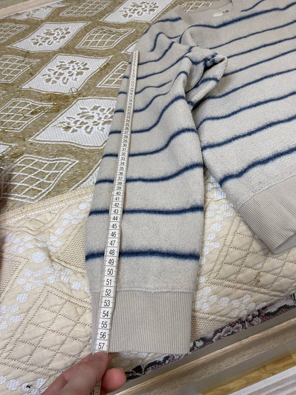 Folk 🔥 Folk Oversized Striped Fleece Sweatshirt Pullover Sweater Size US S / EU 44-46 / 1 - 13 Thumbnail