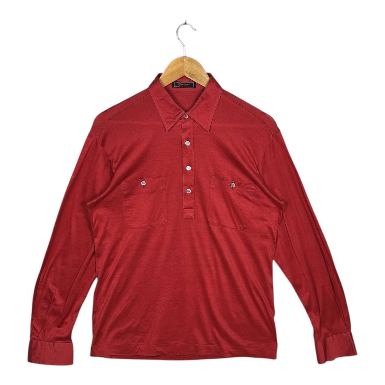 Yves Saint Laurent Vintage 90s Yves Saint Laurent Polos Shirt Size US M / EU 48-50 / 2 - 1 Thumbnail