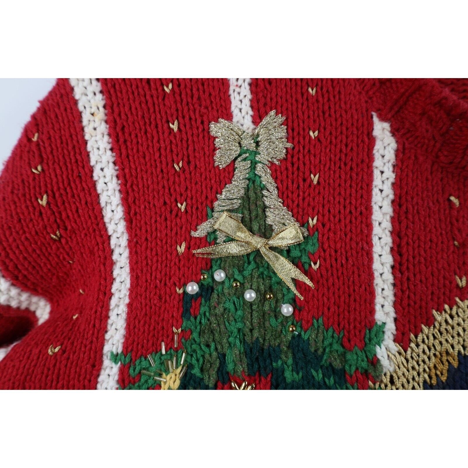Vintage Vintage 90s Streetwear Heavyweight Christmas Sweater Size XL / US 12-14 / IT 48-50 - 5 Thumbnail