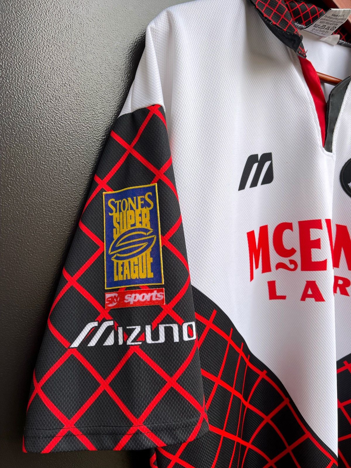 Mizuno St Helens RFC Mizuno Rugby Shirt Away 1997/1998/1999 Jersey Size US XL / EU 56 / 4 - 6 Thumbnail
