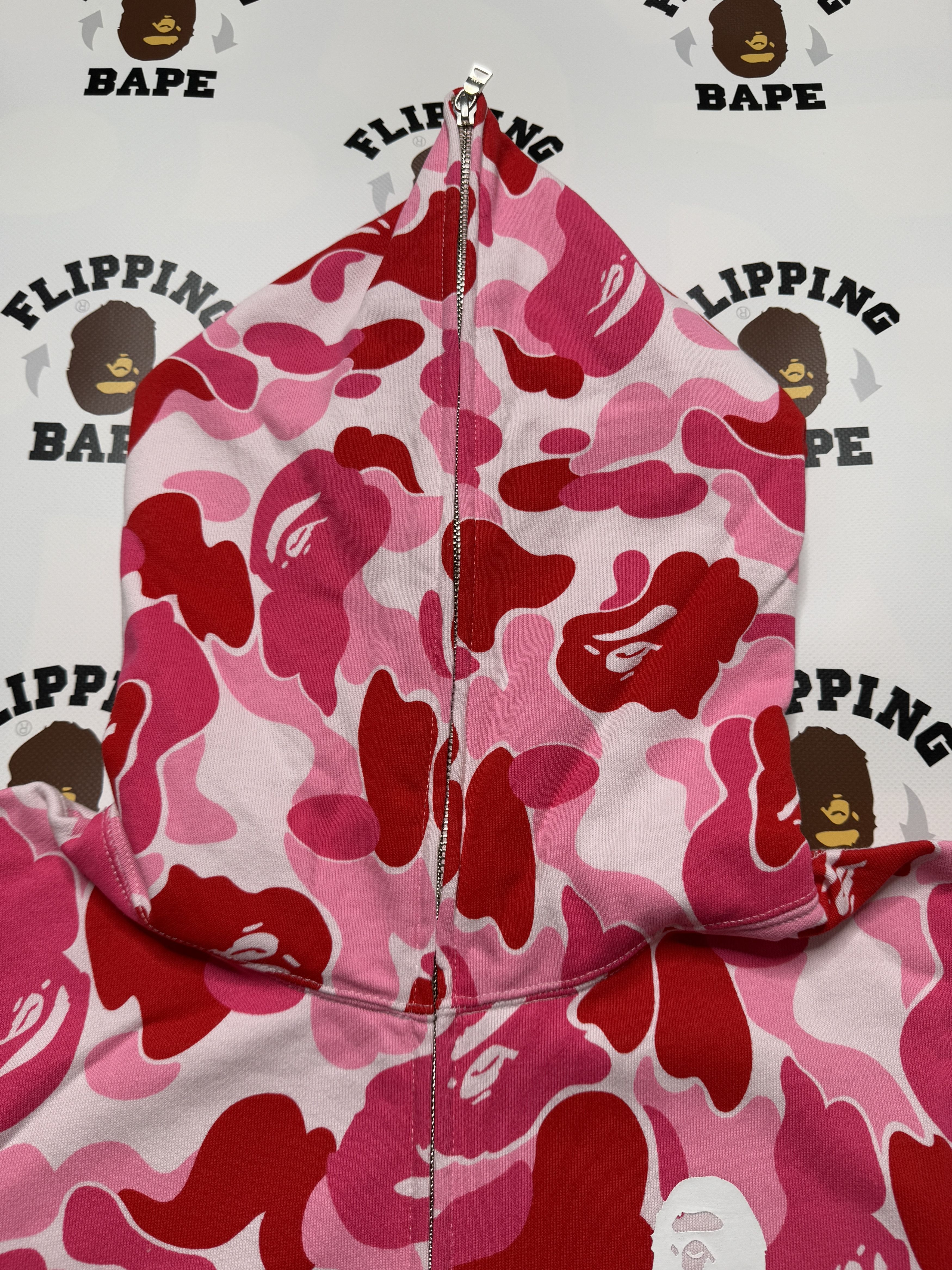 Bape BAPE ABC CAMO LOGO RIB FULL ZIP HOODIE Size US XL / EU 56 / 4 - 3 Thumbnail