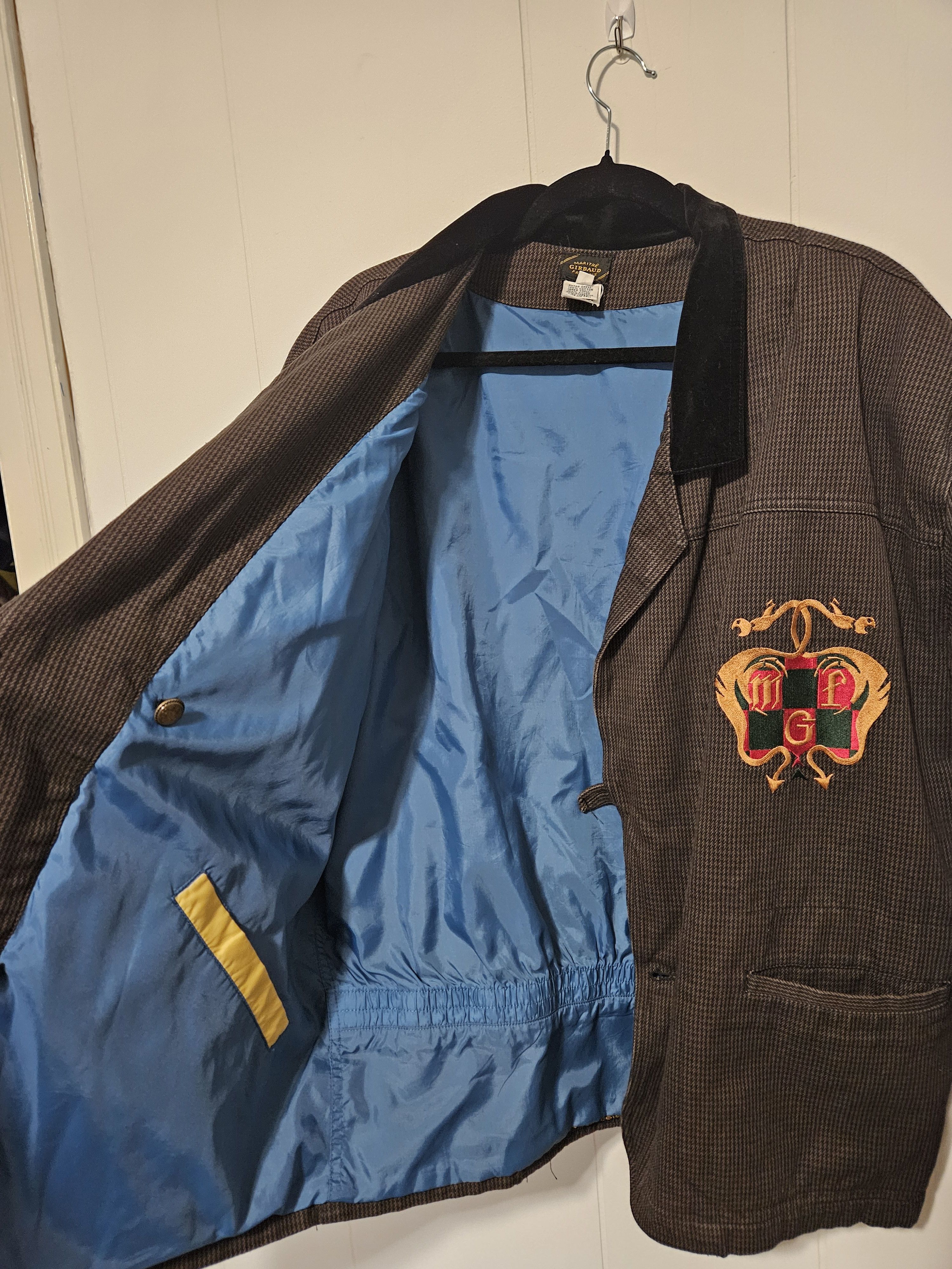Marithe + Francois Girbaud Crest Blazer Size US XL / EU 56 / 4 - 3 Thumbnail