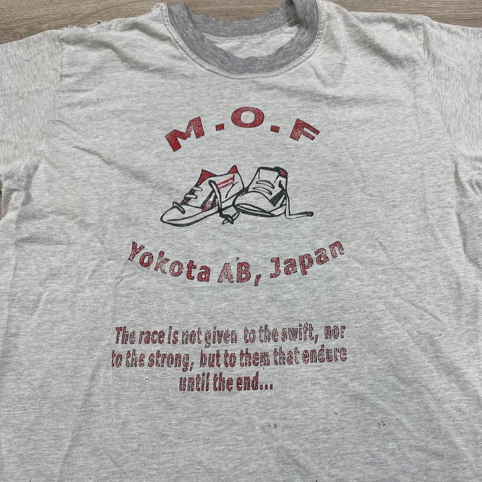 Vintage VTG Men of Faith Youth Olympics Yokoto AB Japan Shirt Large Size US L / EU 52-54 / 3 - 2 Thumbnail