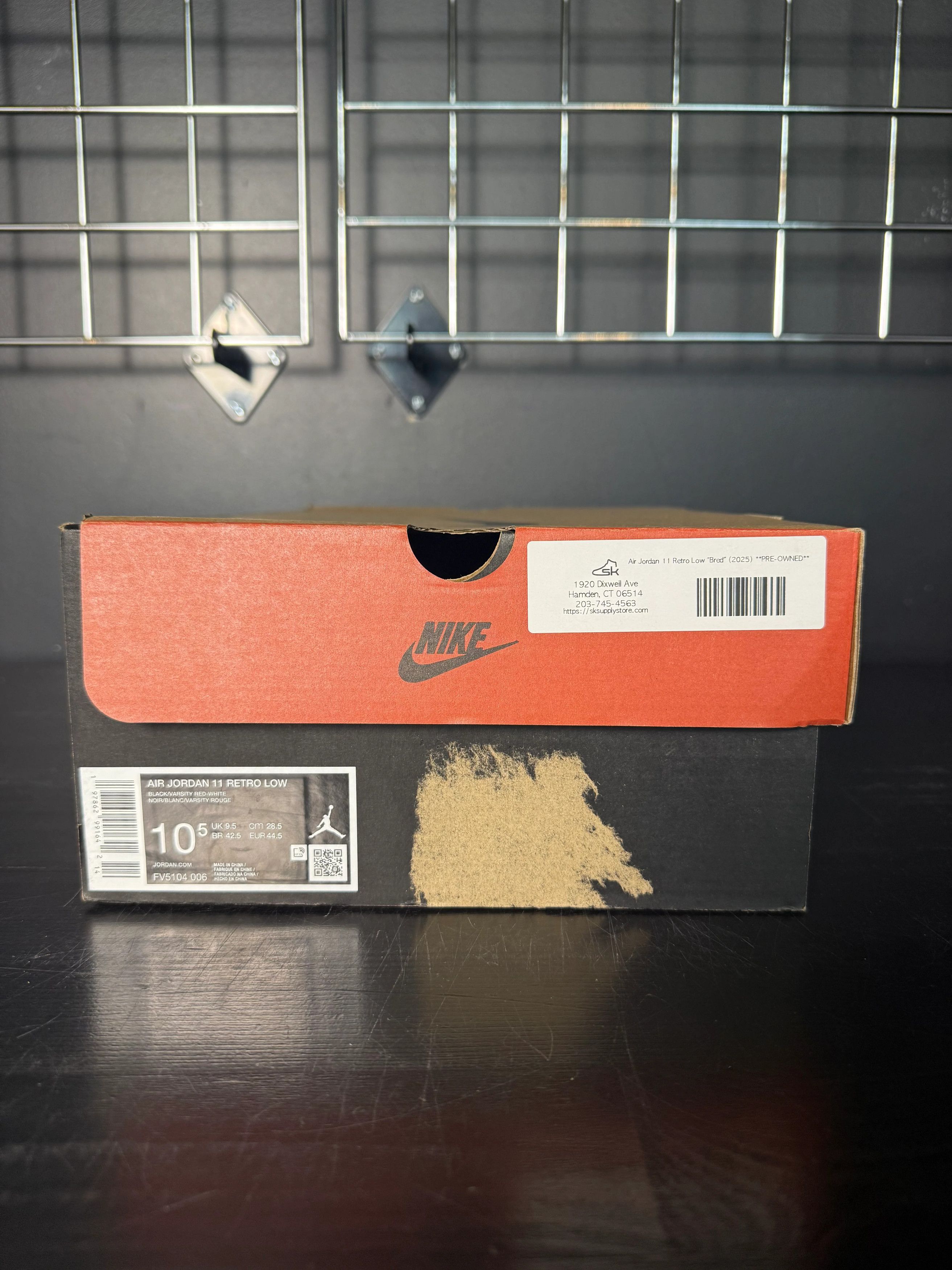 Jordan Brand Air Jordan 11 Retro Low "Bred" (2025) **PRE-OWNED** Size US 10.5 / EU 43-44 - 7 Thumbnail