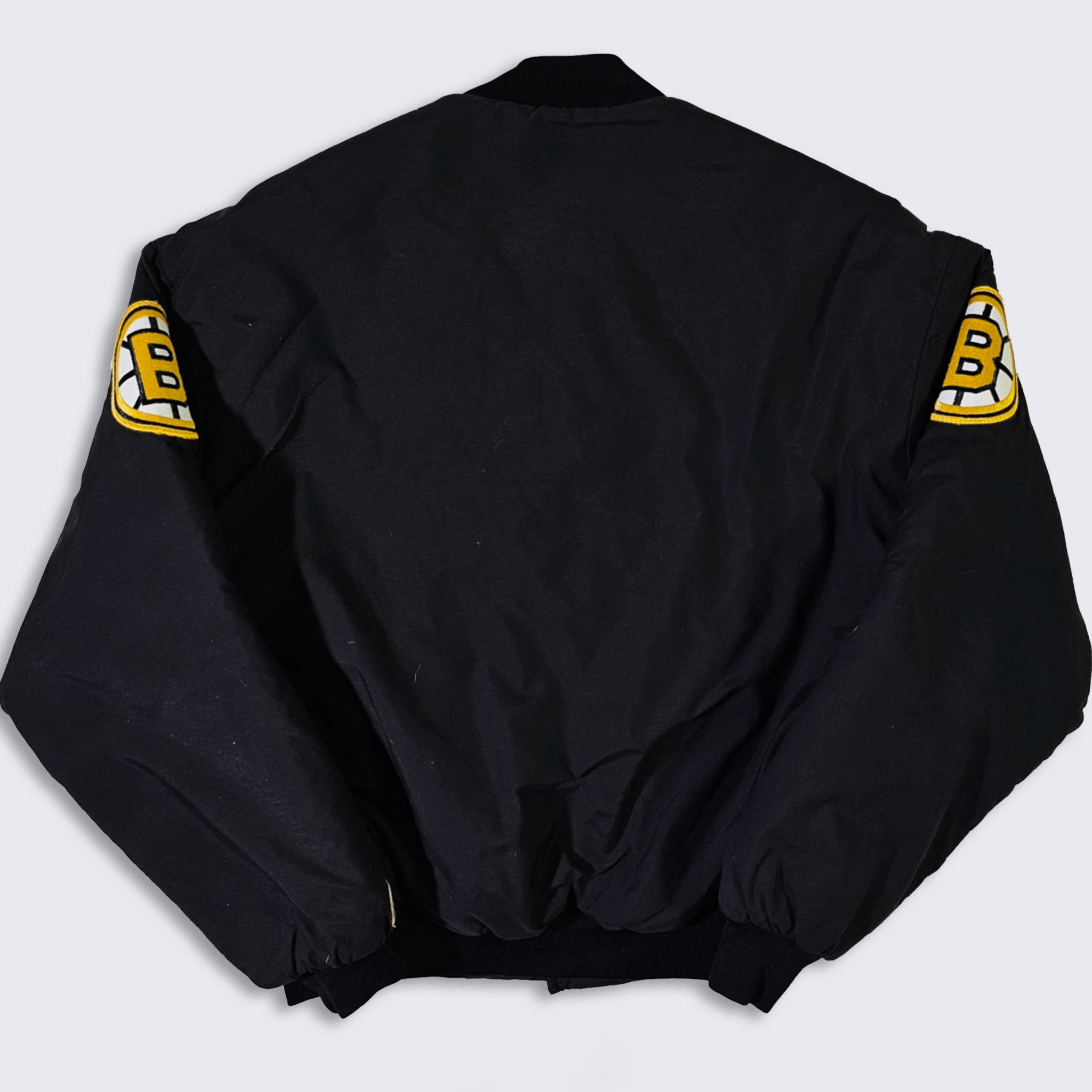 NHL × Swingster × Vintage Boston Bruins Vintage 90s Swingster Bomber Varsity Jacket Size US M / EU 48-50 / 2 - 2 Thumbnail