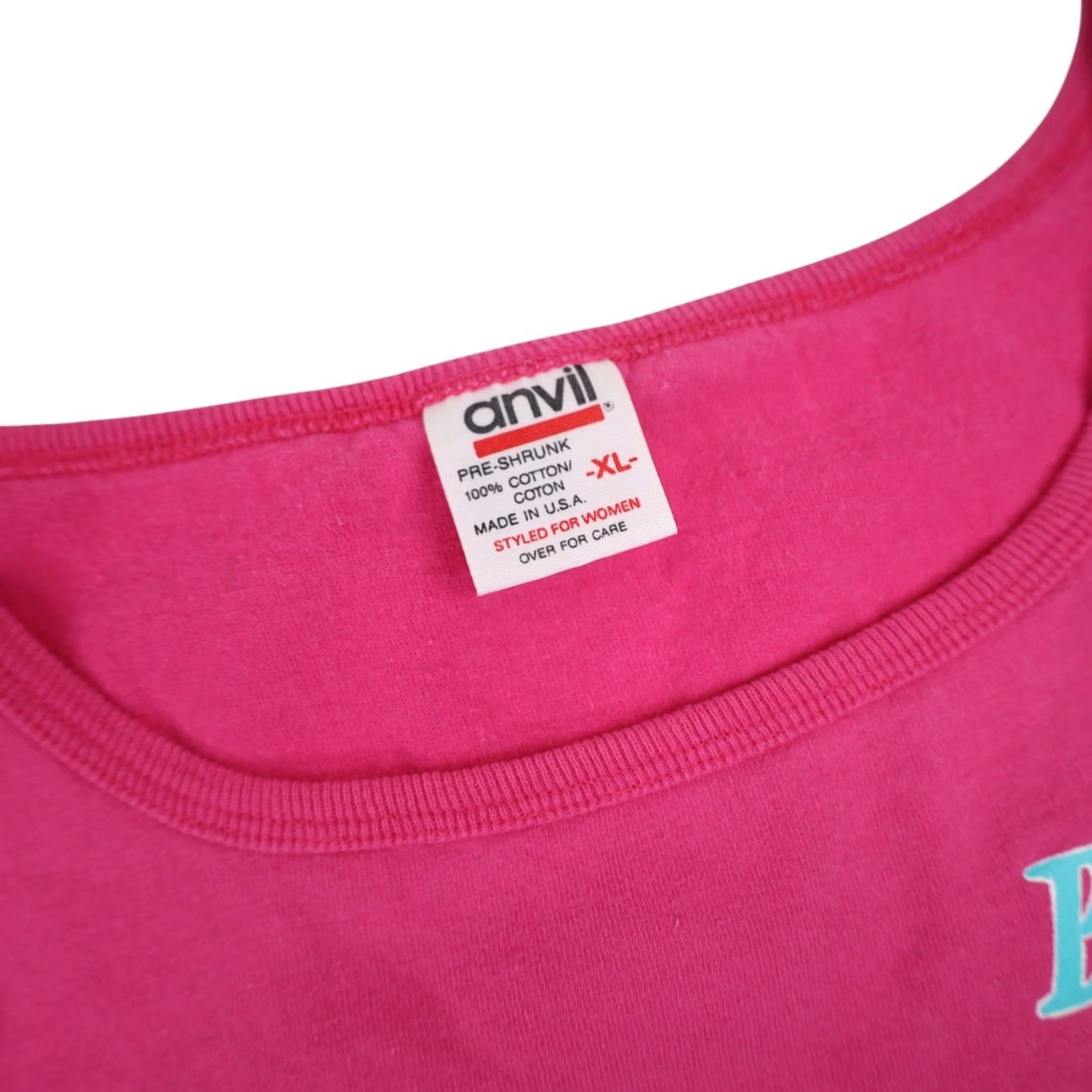 Pinko VINTAGE Chevy "Bad Girl Club" Graphic Tank Top Pink Women XL Tank Shirt Size XL / US 12-14 / IT 48-50 - 5 Thumbnail