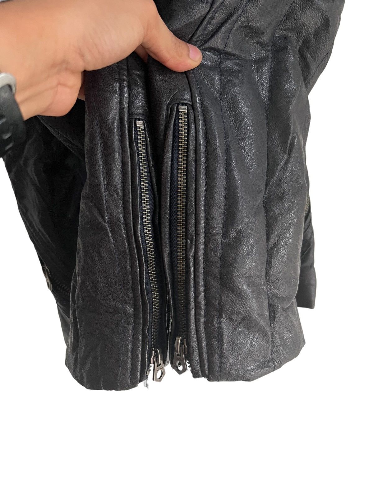 Avirex × Schott Vintage Avirex 💎 Quilted Goatskin Leather Down Biker Jacket Size US S / EU 44-46 / 1 - 10 Thumbnail