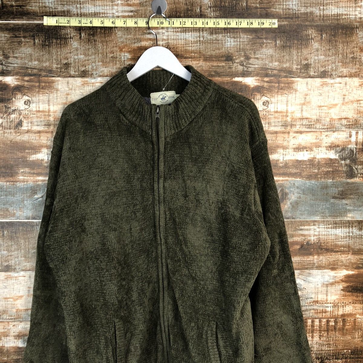 Beverly Hills Polo Club × Vintage Beverly Hills Polo Club Dark Green Sweather #A1594 Size US L / EU 52-54 / 3 - 5 Thumbnail