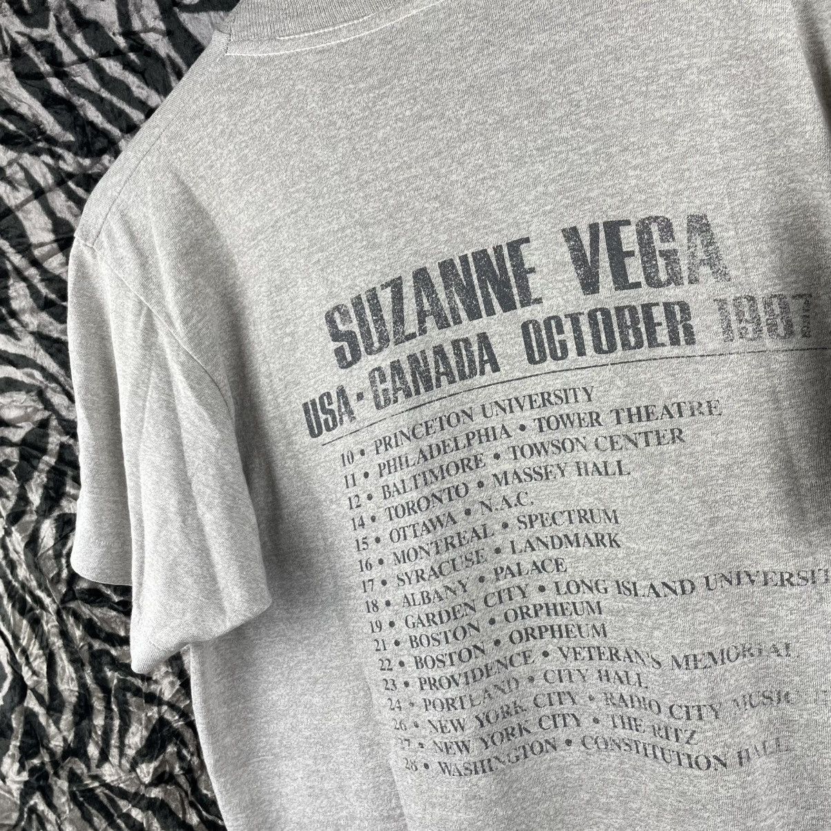 Band Tees × Vintage Vintage Suzanne Vega T-Shirt World Tour 1987 Size US M / EU 48-50 / 2 - 15 Thumbnail